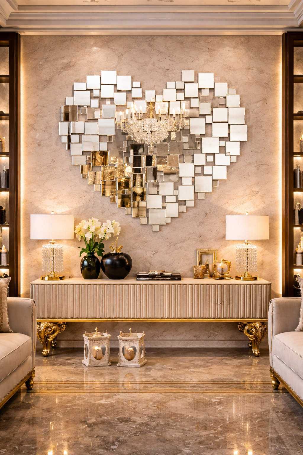 Crystal Heart Serenity Mirror thumbnail